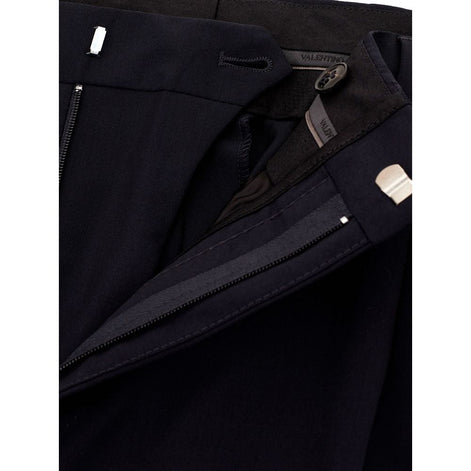 Valentino Black Wool Dress Pants Valentino