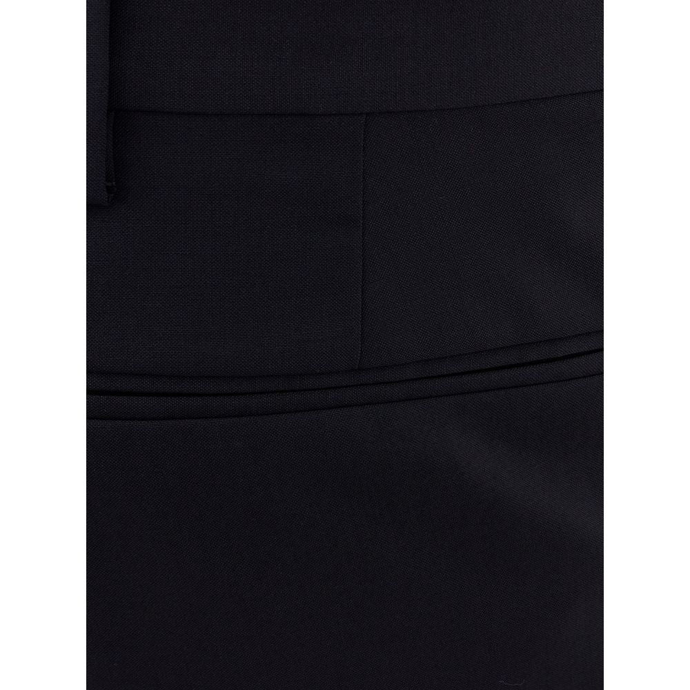 Valentino Black Wool Dress Pants Valentino