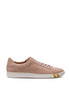 Bally Elegant Pink Cotton Leather Sneakers Bally