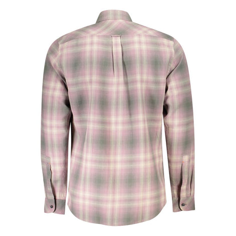 Hugo Boss Pink Cotton Men Shirt Hugo Boss