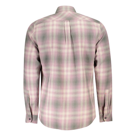 Hugo Boss Pink Cotton Men Shirt Hugo Boss