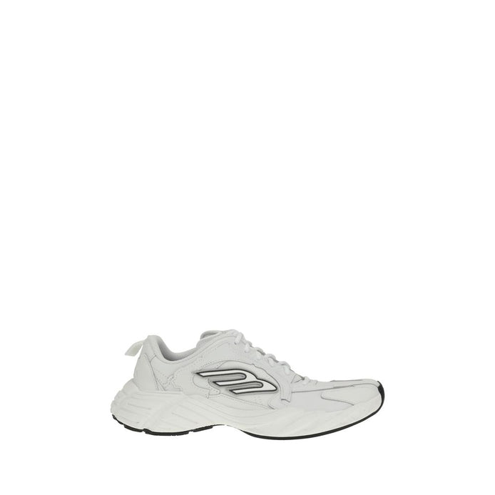 Balenciaga White Calf Leather Bos Taurus Athletic Sneakers Balenciaga