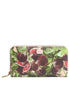 Dolce & Gabbana Multicolor Fig Fruit Dauphine Leather Zip Around Continental Wallet Dolce & Gabbana