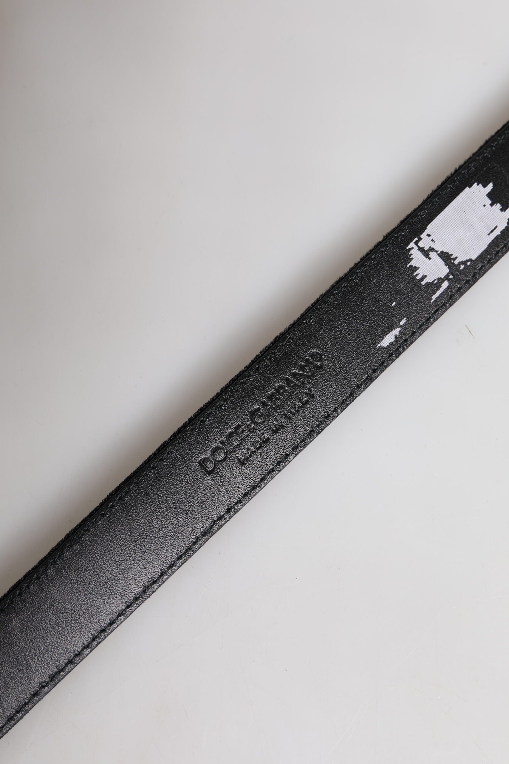 Dolce & Gabbana Black Leather Metal Buckle Classic Belt Dolce & Gabbana