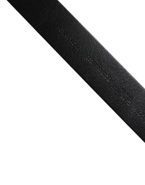 Dolce & Gabbana Brown Calf Leather Classic Metal Buckle Belt Dolce & Gabbana