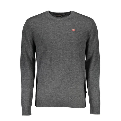 Napapijri Grigio Wool Mens Sweater Napapijri