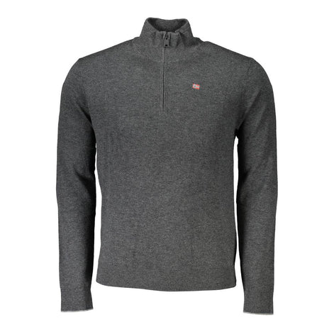 Napapijri Grigio Tessuto Men Sweater Napapijri