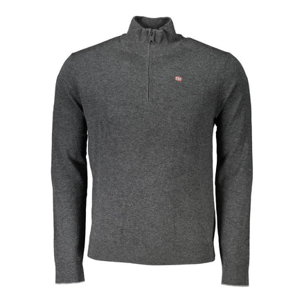 Napapijri Grigio Tessuto Men Sweater Napapijri