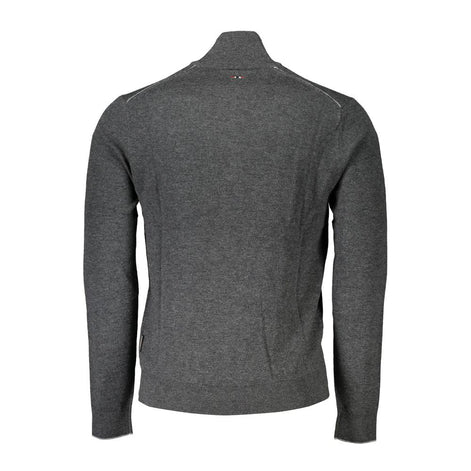 Napapijri Grigio Tessuto Men Sweater Napapijri