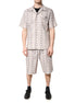 Dolce & Gabbana Beige Floral Print Cotton Men Pajama Set Sleepwear Dolce & Gabbana