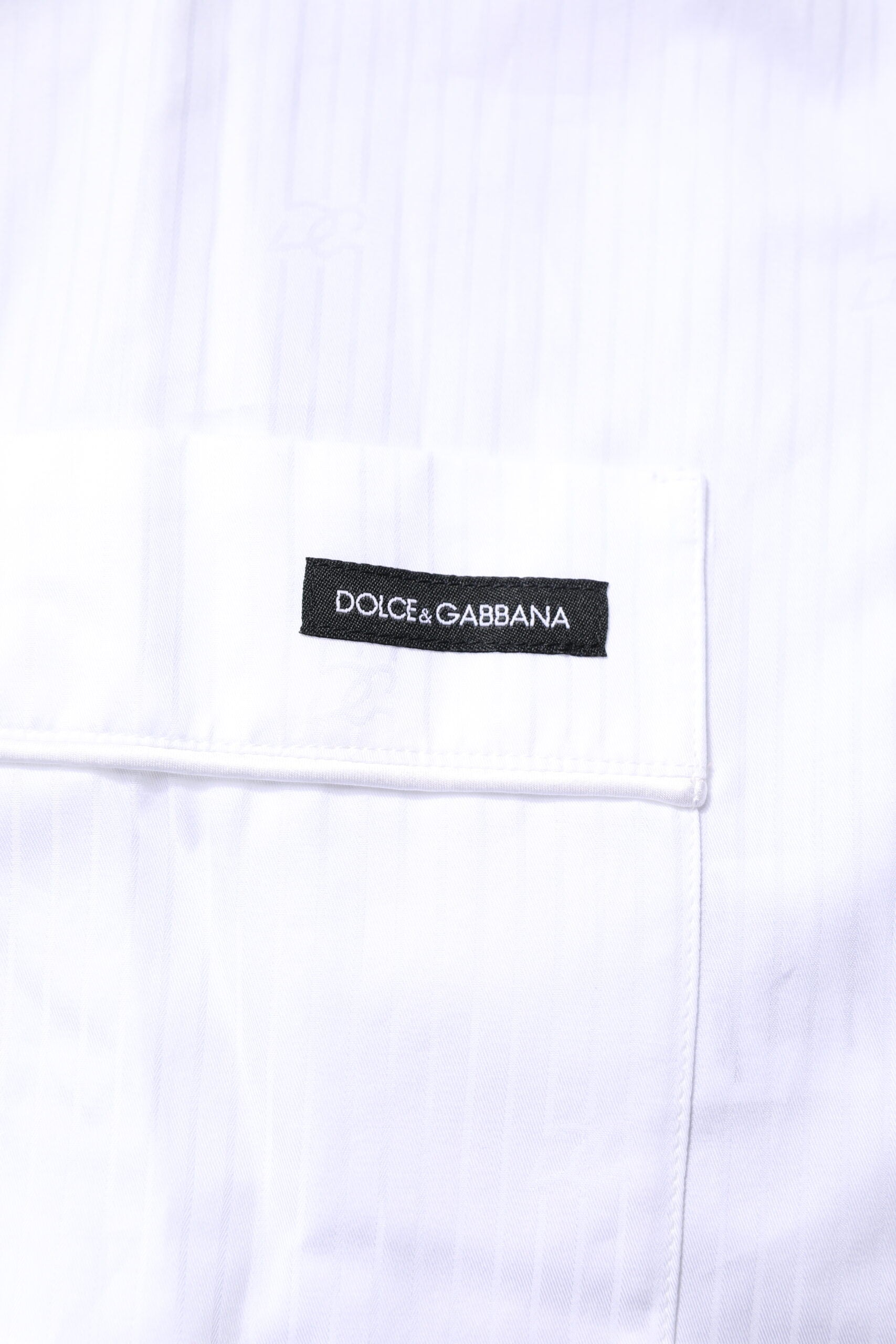 Dolce & Gabbana White Cotton Shirt Pants Pajama Set Sleepwear Dolce & Gabbana