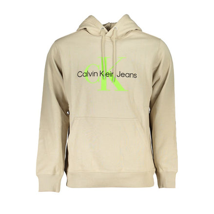 Calvin Klein Beige Cotton Men's Sweatshirt Calvin Klein