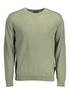 Napapijri Green Wool Men Sweater Napapijri