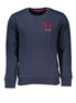 La Martina Blue Cotton Men's Sweatshirt La Martina