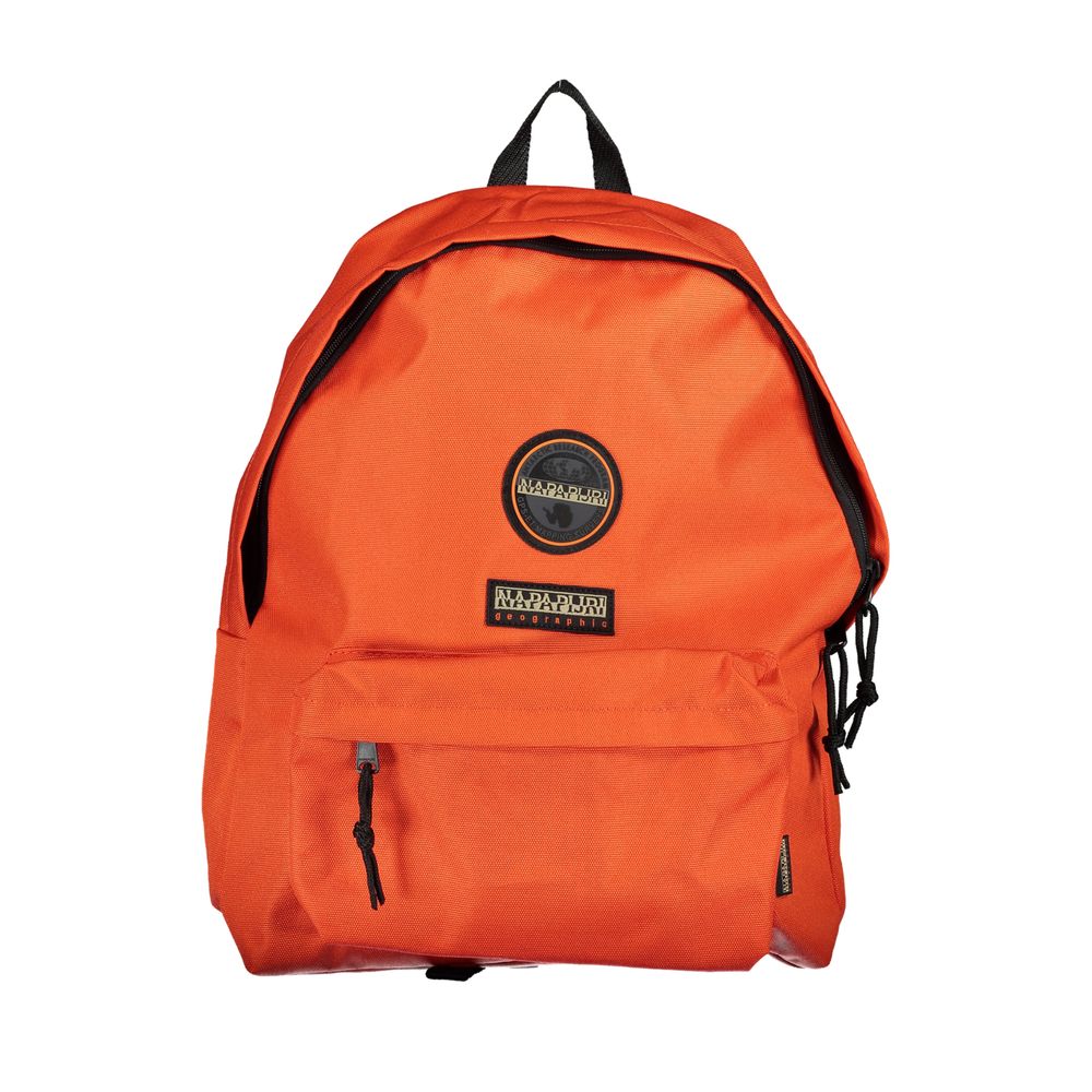 Napapijri Arancione Recycled Polyester Men Backpack Napapijri