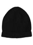Dolce & Gabbana Black Cashmere Knitted Winter Beanie Hat Dolce & Gabbana