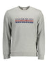 Napapijri Grigio Cotton Men Sweatshirt Napapijri