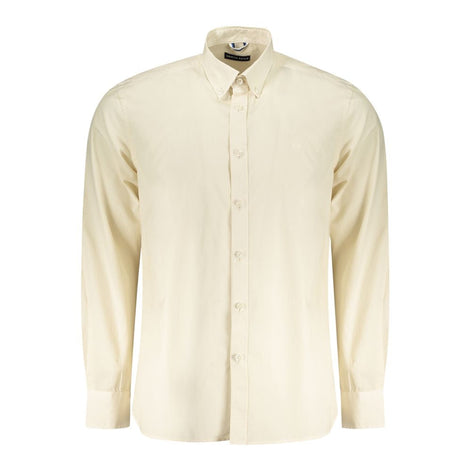 North Sails Beige Cotton Men Shirt North Sails