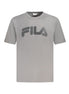 Fila Gray Cotton Men T-Shirt Fila