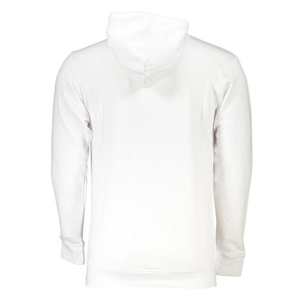 Cavalli Class Bianco Cotton Men Sweatshirt Cavalli Class
