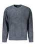 Hugo Boss Blue Cotton Men Sweater Hugo Boss