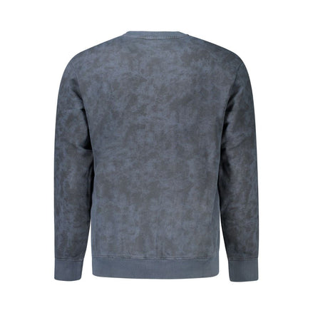 Hugo Boss Blue Cotton Men Sweater Hugo Boss