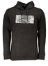 Cavalli Class Black Cotton Men's Hooded Sweatshirt Cavalli Class