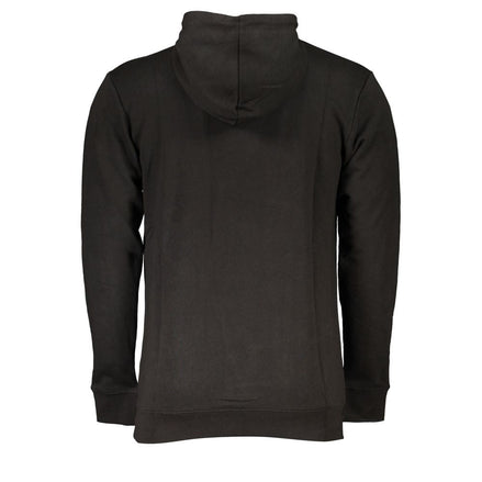 Cavalli Class Black Cotton Men's Hooded Sweatshirt Cavalli Class