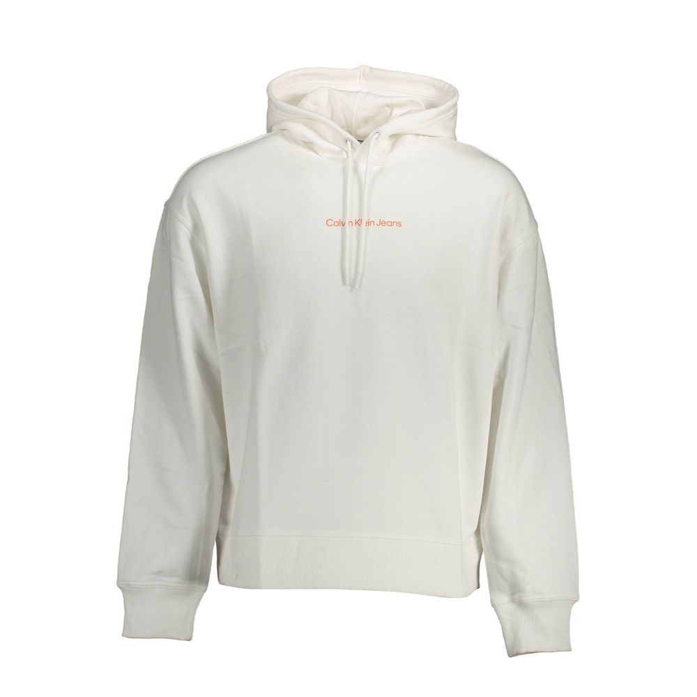 Calvin Klein Bianco Cotton Men's Sweatshirt Calvin Klein
