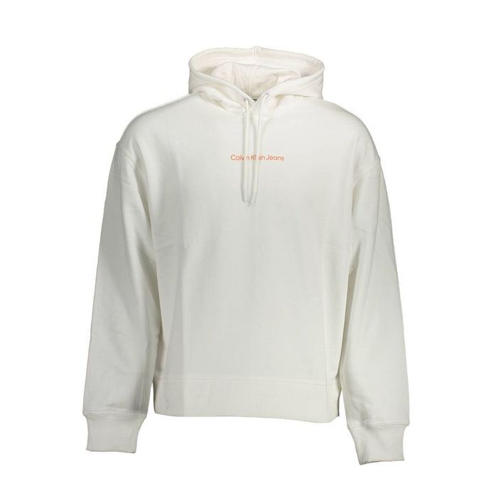 Calvin Klein Bianco Cotton Men's Sweatshirt Calvin Klein