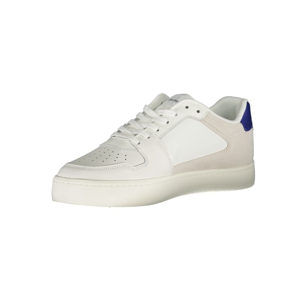 Calvin Klein White Polyester Athletic Sneakers Calvin Klein