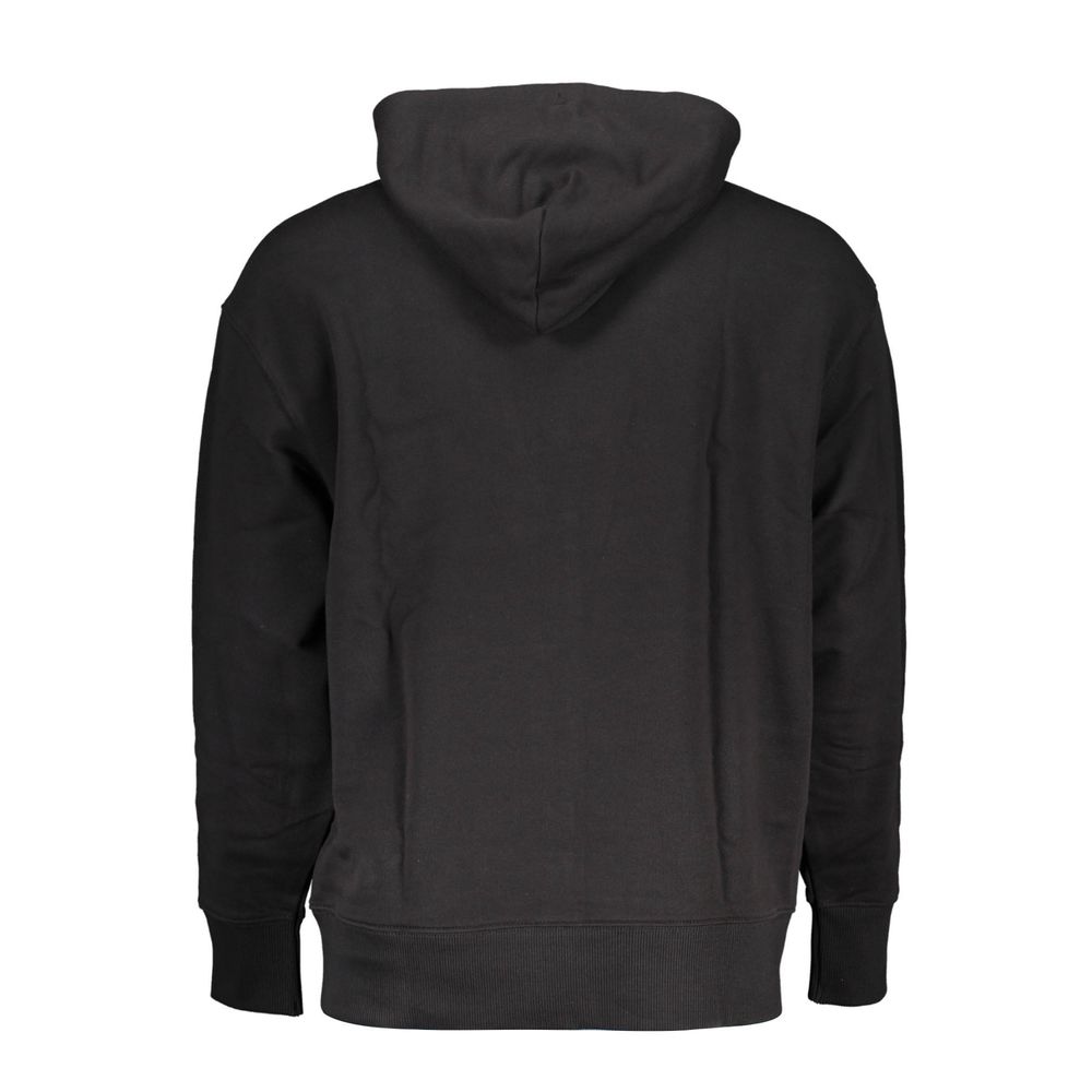 Tommy Hilfiger Black Cotton Men's Hoodie Tommy Hilfiger