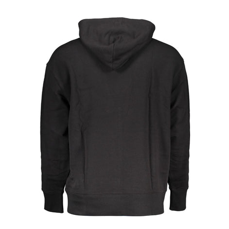 Tommy Hilfiger Black Cotton Men's Hoodie Tommy Hilfiger