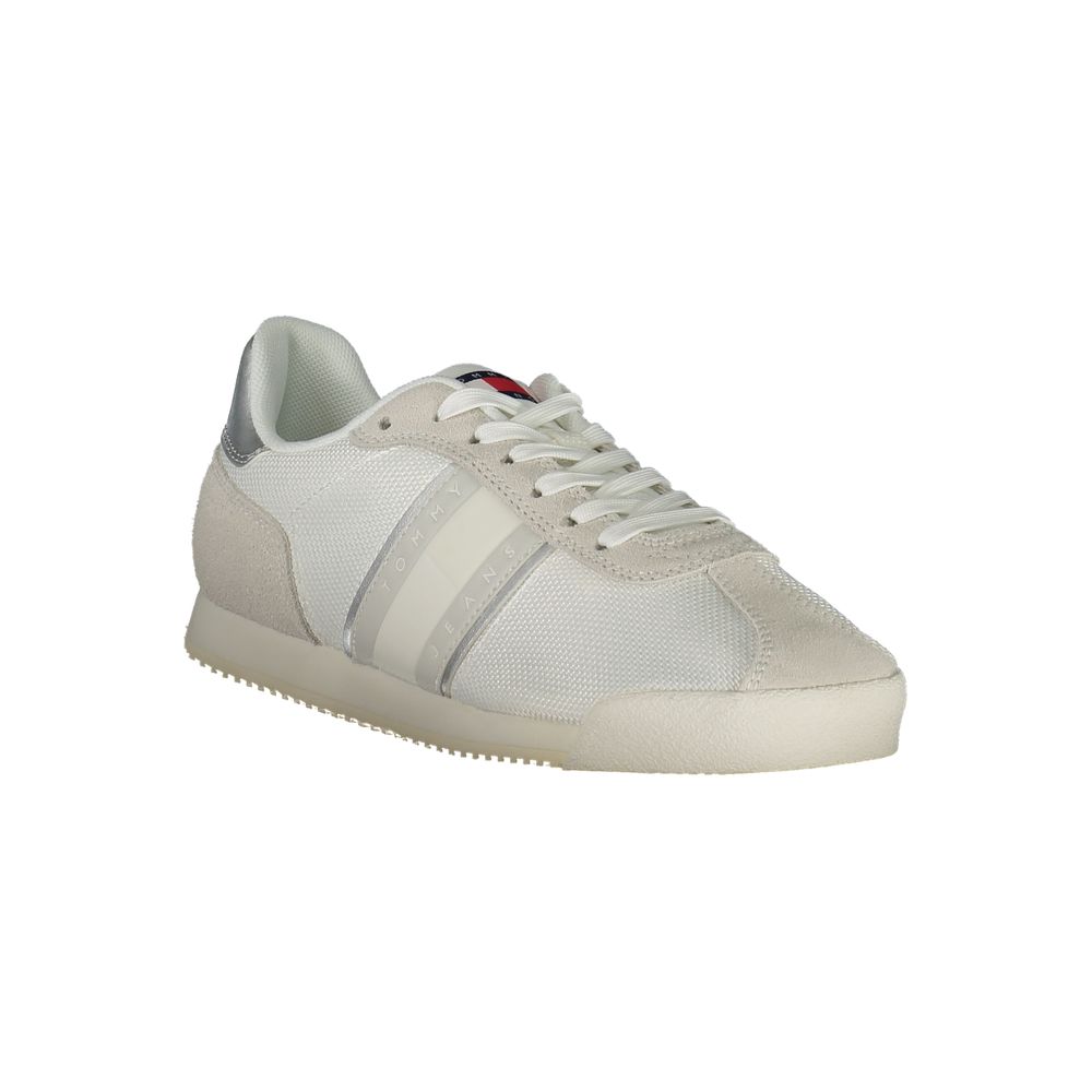 Tommy Hilfiger White Polyester Women Sneaker Tommy Hilfiger