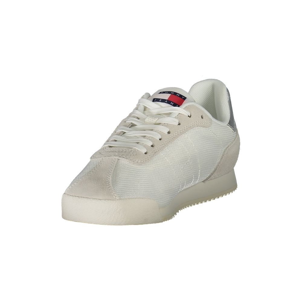Tommy Hilfiger White Polyester Women Sneaker Tommy Hilfiger