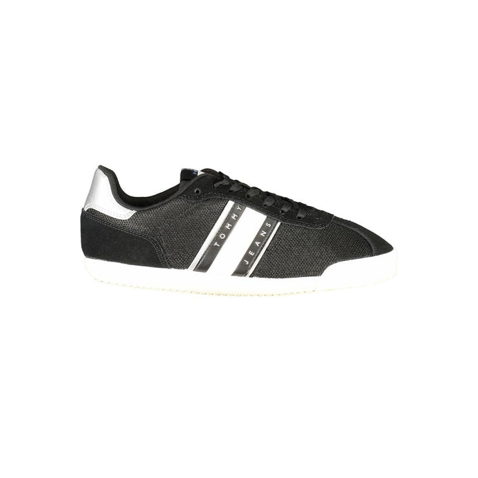 Tommy Hilfiger Black Polyester Women Sneaker Tommy Hilfiger
