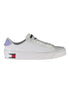 Tommy Hilfiger White Polyester Women Sneaker Tommy Hilfiger