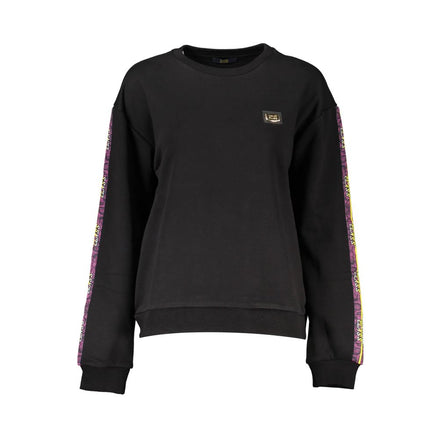 Cavalli Class Black Cotton Women Sweater Cavalli Class