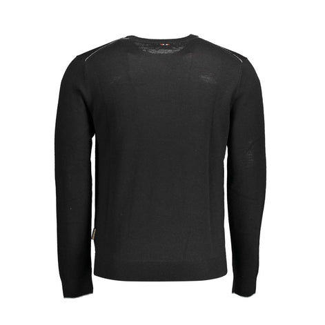 Napapijri Black Wool Mens Sweater Napapijri