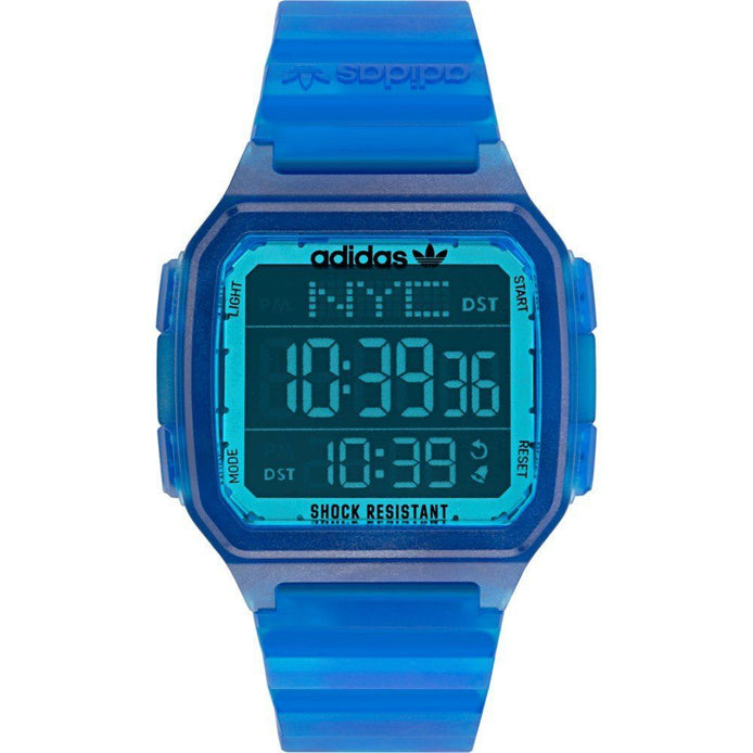 Adidas Blue Synthetic Digital Watch Adidas