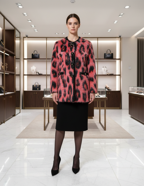 Dolce & Gabbana Red Mohair Wool Button Down Cardigan Sweater Dolce & Gabbana