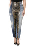 Dolce & Gabbana Multicolor Patchwork High Waist Denim Jeans Dolce & Gabbana
