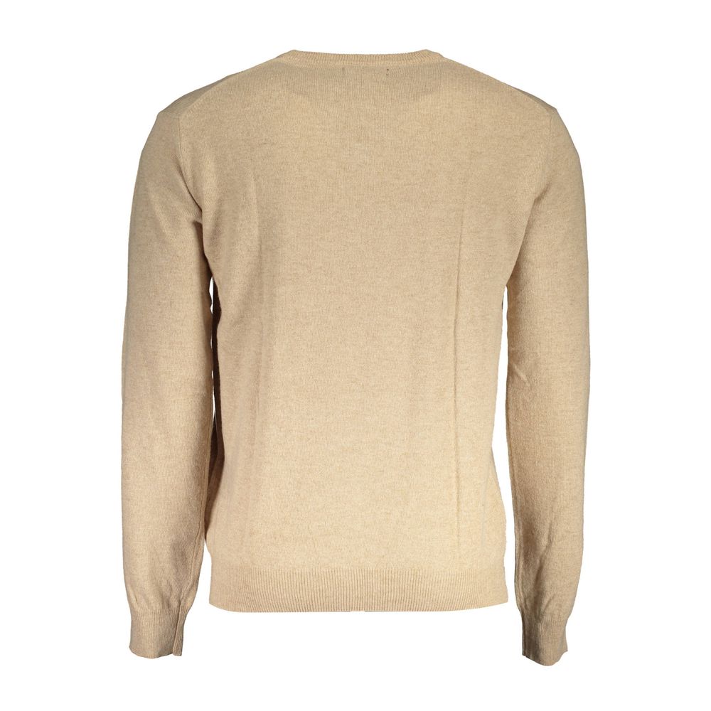 La Martina Beige Lyocell Men's Sweater La Martina