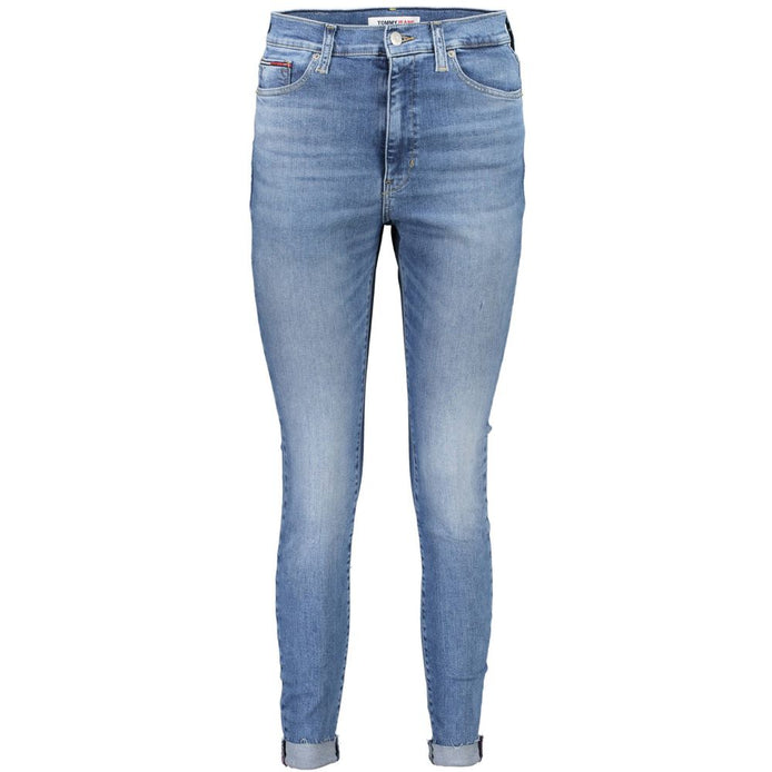 Tommy Hilfiger Blue Cotton Women Jeans Tommy Hilfiger