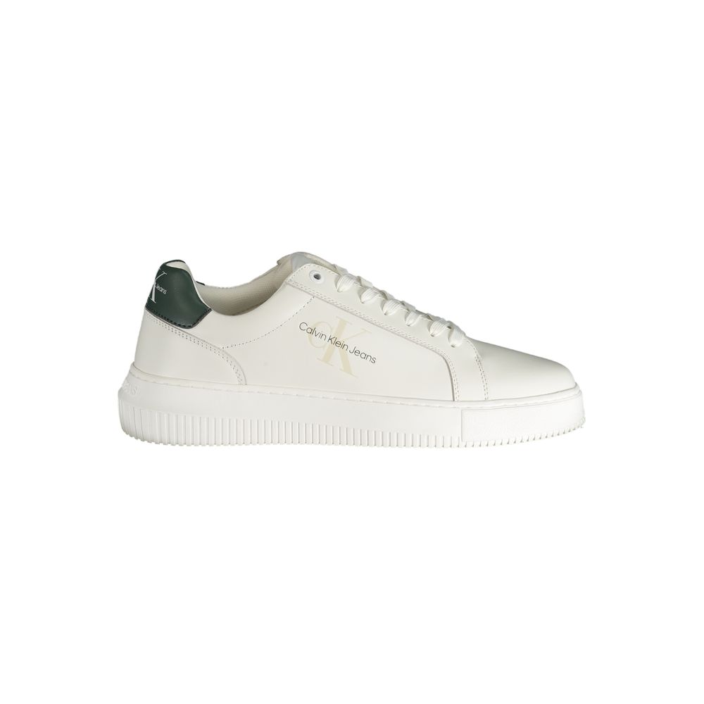 Calvin Klein White Polyester Athletic Sneakers Calvin Klein