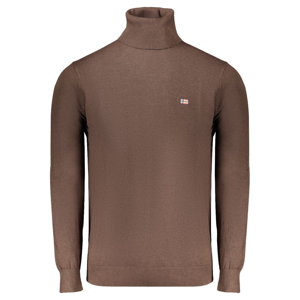 Norway 1963 Brown Polyester Turtleneck Norway 1963
