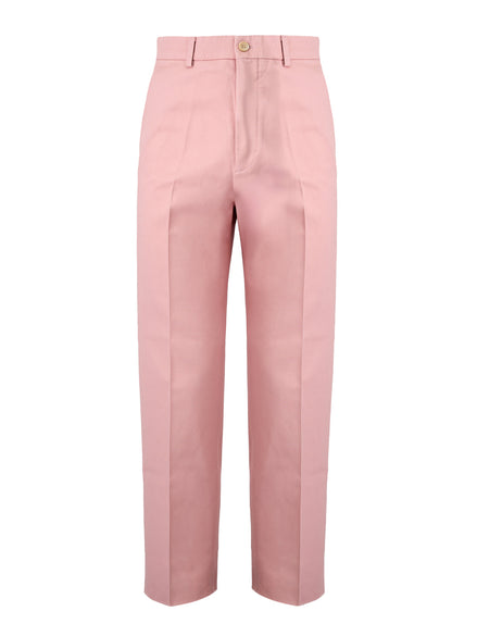 Gucci Light Pink Cotton Pants Gucci