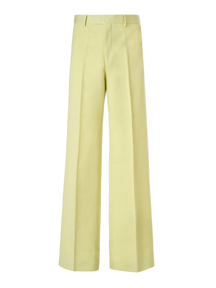 Gucci Lime Yellow Polyester Pants Gucci
