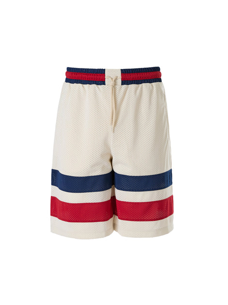 Gucci Cream polyester Logo Shorts Gucci