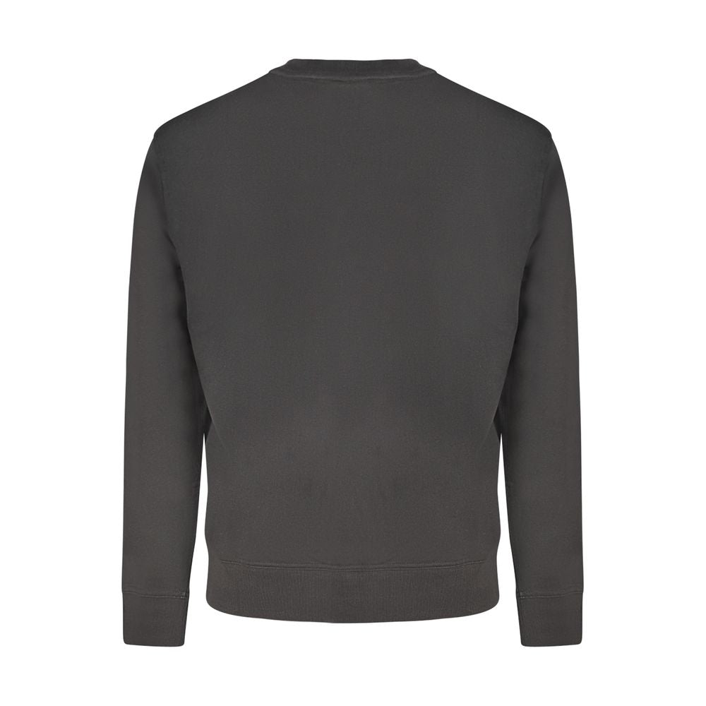 Hugo Boss Black Cotton Men Sweater Hugo Boss